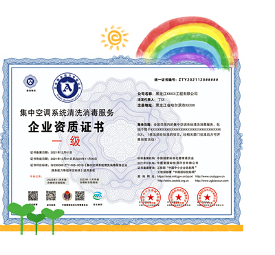集中空调系统清洗消毒服务企业资质证书申报方案与服务体系构建